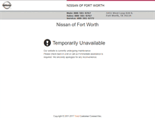 Tablet Screenshot of nissanfortworth.totalcustomerconnect.com